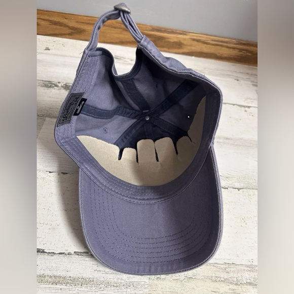 Farm Girl Distressed Strap Back Adjustable Baseball Hat Cap Dusty Blue New! - Picture 3 of 4